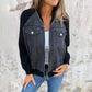 🍃🔥Neue modische kreative Denim-Spleißjacke für Damen
