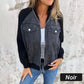 🍃🔥Neue modische kreative Denim-Spleißjacke für Damen