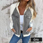 🍃🔥Neue modische kreative Denim-Spleißjacke für Damen