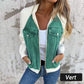 🍃🔥Neue modische kreative Denim-Spleißjacke für Damen