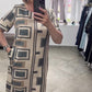 🌷Lässiges bedrucktes Kleid mit Rundhalsausschnitt und kurzen Ärmeln für Frauen