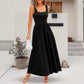 Stilvolles, ärmelloses A-Linien-Kleid mit quadratischem Ausschnitt