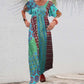 💕💃Bohemian Patchwork Buntes Maxikleid für Frauen