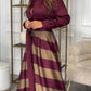 🥳Heiße Neuankömmlinge✨Elegantes Kleid mit Schnürung und bedrucktem Patchwork