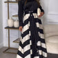 🥳Heiße Neuankömmlinge✨Elegantes Kleid mit Schnürung und bedrucktem Patchwork