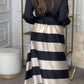 🥳Heiße Neuankömmlinge✨Elegantes Kleid mit Schnürung und bedrucktem Patchwork