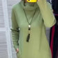 50%  Rabatt🔥Sexy und modisch Langärmliges Pulloverkleid mit Schlitz für Damen
