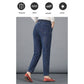 Stretch-Karottenjeans mit hoher Taille für Damen