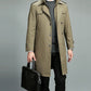 Lässiger Herren Trenchcoat mit Revers und abnehmbarem Innenfutter