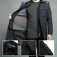 Lässiger Herren Trenchcoat mit Revers und abnehmbarem Innenfutter