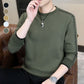 Herren-Sweatshirt mit Rundhalsausschnitt und warmem Futter