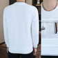 Herren-Sweatshirt mit Rundhalsausschnitt und warmem Futter