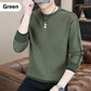Herren-Sweatshirt mit Rundhalsausschnitt und warmem Futter