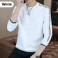 Herren-Sweatshirt mit Rundhalsausschnitt und warmem Futter
