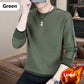 Herren-Sweatshirt mit Rundhalsausschnitt und warmem Futter