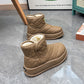 Warme, rutschfeste Damen-Schneestiefel