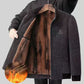 Gepolsterte Thermojacke mit Stehkragen für Männer