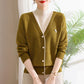 Faux Wool Fake Zweiteiliges Set Eleganter und bequemer Damenpullover