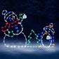 Verspielte animierte Schneeball-Lichterkette