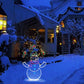 Verspielte animierte Schneeball-Lichterkette
