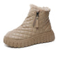 🎊🎊🎅Limited Christmas sale - 49% OFF🎊🎊🎅Damenstiefel mit Reißverschluss und dicker Sohle