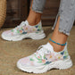 ✨ Der beste Sale für 2023✨ Orthopädische Sneaker mit Schnürsenkeln und bedruckten Blumen
