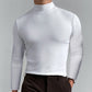 Slim Fit Langarm-T-Shirt für Herren mit Stehkragen