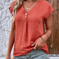 Sommer-Hot-Sale – Damen-Sommer-T-Shirt mit lockerem V-Ausschnitt