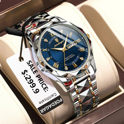 🎁2023 Weihnachtsverkauf Heißverkauf🎁 Wasserdicht Top Marke Luxus Mann Armbanduhr mit leuchtenden